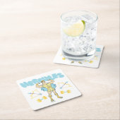 Dessous-de-verre Carré En Papier Hercules Arrows and Dumbbells Flex Square Paper Co (En situation)