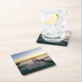 Dessous-de-verre Carré En Papier Hilton Head Island Caroline du Sud (En situation)