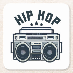 Dessous-de-verre Carré En Papier Hip hop