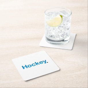 Dessous-de-verre Carré En Papier Hockey