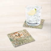 Dessous-de-verre Carré En Papier Honeysuckle, William Morris (En situation)