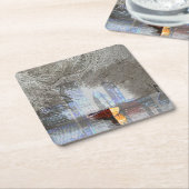 Dessous-de-verre Carré En Papier Horizon (Incliné)