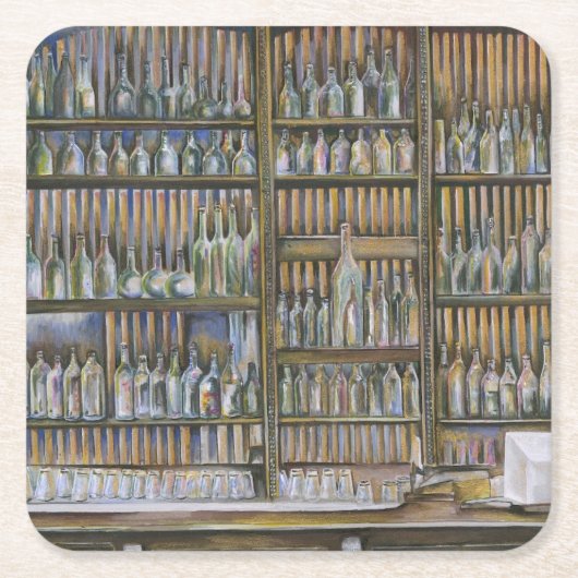 Dessous-de-verre Carré En Papier Hot, mais pas Moving (Devant)