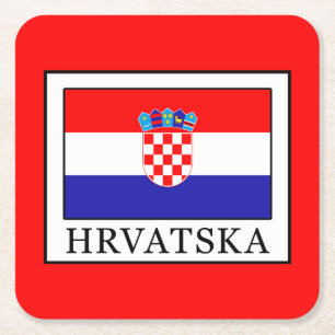 Dessous-de-verre Carré En Papier Hrvatska