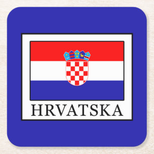 Dessous-de-verre Carré En Papier Hrvatska