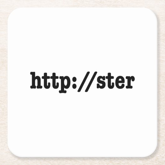 Dessous-de-verre Carré En Papier http://ster / code html (Devant)
