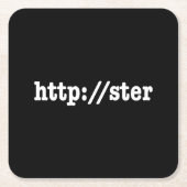 Dessous-de-verre Carré En Papier http://ster / code html (Devant)