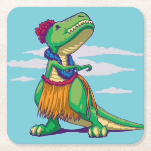 Dessous-de-verre Carré En Papier Hula Rex