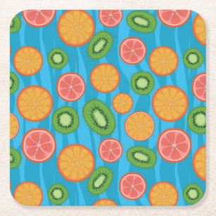 Dessous-de-verre Carré En Papier Humeur de fruit