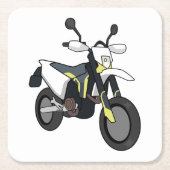 Dessous-de-verre Carré En Papier Husqvarna 701 simple style (Devant)