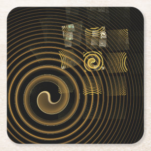 Dessous-de-verre Carré En Papier Hypnosis
