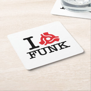 Dessous-de-verre Carré En Papier I 45 Adaptateur Funk