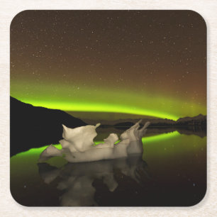 Dessous-de-verre Carré En Papier Iceberg Aurora
