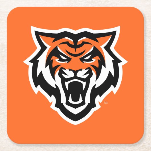 Dessous-de-verre Carré En Papier Idaho State University Bengals Spirit Design (Devant)