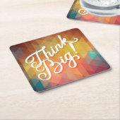 Dessous-de-verre Carré En Papier Imaginez (Incliné)