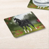 Imprimer Cheval Arabe Noir
