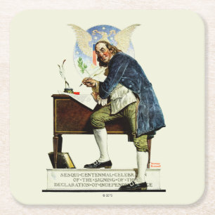 Dessous-de-verre Carré En Papier Indépendance