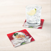 Dessous-de-verre Carré En Papier Irish Père Noël, Irish Christmas, Ireland, Irish (En situation)