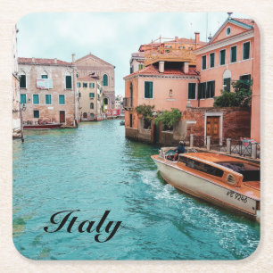 Dessous-de-verre Carré En Papier Italie Venise