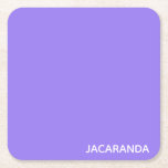 Dessous-de-verre Carré En Papier Jacaranda purple color<br><div class="desc">Jacaranda purple color</div>