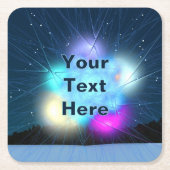 Dessous-de-verre Carré En Papier Jack Frost (Devant)