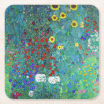 Dessous-de-verre Carré En Papier Jardin agricole avec tournesols, Gustav Klimt<br><div class="desc">Gustav Klimt (14 juillet 1862 - 6 février 1918) était un peintre symboliste autrichien et l'un des membres les plus importants du mouvement de sécession de Vienne. Klimt est réputé pour ses peintures, ses peintures murales, ses croquis et autres objets d'art. En plus de ses oeuvres figuratives, qui comprennent des...</div>