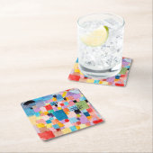 Dessous-de-verre Carré En Papier Jardin tunisien, Klee (En situation)