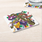 Dessous-de-verre Carré En Papier JAZZy (Incliné)