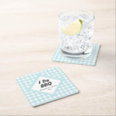 Dessous-de-verre Carré En Papier Je fais du BBQ (En situation)