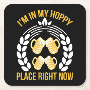 Dessous-de-verre Carré En Papier Je suis dans mon désespoir en ce moment