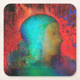 Dessous-de-verre Carré En Papier Jeanne d'Arc, Redon