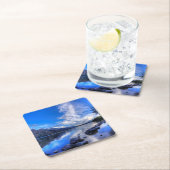 Dessous-de-verre Carré En Papier Jenny dans le matin (En situation)