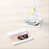 Dessous-de-verre Carré En Papier jesus love  (En situation)