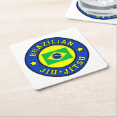 Dessous-de-verre Carré En Papier Jiu Jitsu (Incliné)