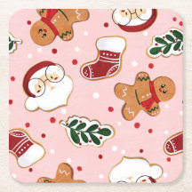 Jolis napperons en papier à motif de Noël et Père
