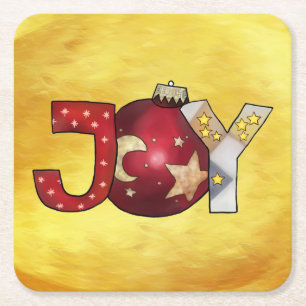 Dessous-de-verre Carré En Papier Joy (homonymie)