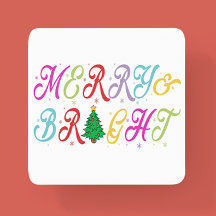 Joyeux et brillant Colorful Arbre de Noël Festif