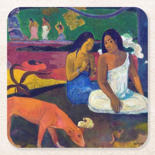 Dessous-de-verre Carré En Papier Joyosité, Gauguin (Devant)