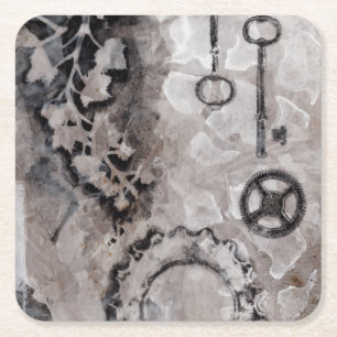 Dessous-de-verre Carré En Papier Juxtaposition II