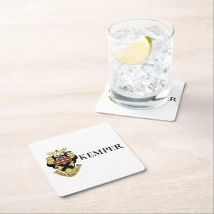 Dessous-de-verre Carré En Papier Kemper Military School et College