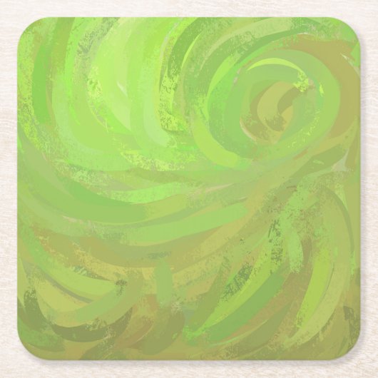 Dessous-de-verre Carré En Papier Kiwi Bash (Devant)