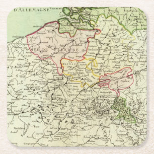 Dessous-de-verre Carré En Papier La Belgique 3