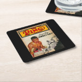 Dessous-de-verre Carré En Papier La couverture de magazine d'anneau 2 (Incliné)