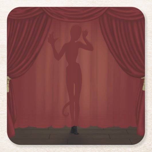 Dessous-de-verre Carré En Papier La Fin Absolue (Devant)