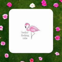 La mariée flamant rose pour l'enterrement de vie d