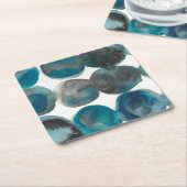 Dessous-de-verre Carré En Papier La Mer - Cercles (Incliné)