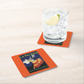 Dessous-de-verre Carré En Papier La Paloma - Anis Aguardiente promotionnel (En situation)