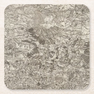 Dessous-de-verre Carré En Papier La Rochelle