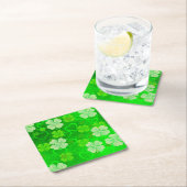 Dessous-de-verre Carré En Papier La Saint-Patrick (En situation)