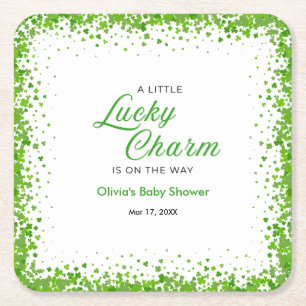 Dessous-de-verre Carré En Papier La Saint-Patrick une petite charm de chance Baby S